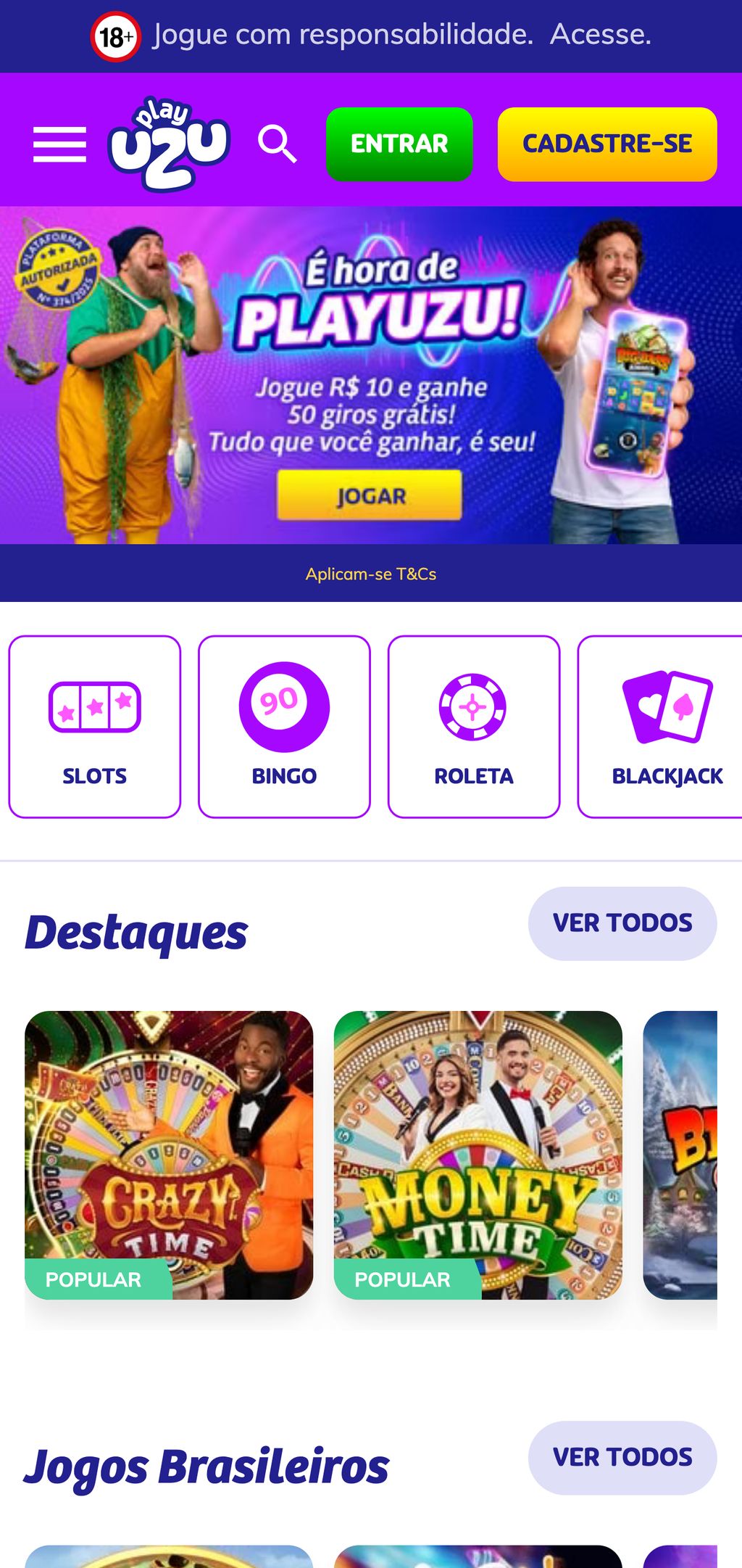 Sitio web oficial de PlayUZU Perú