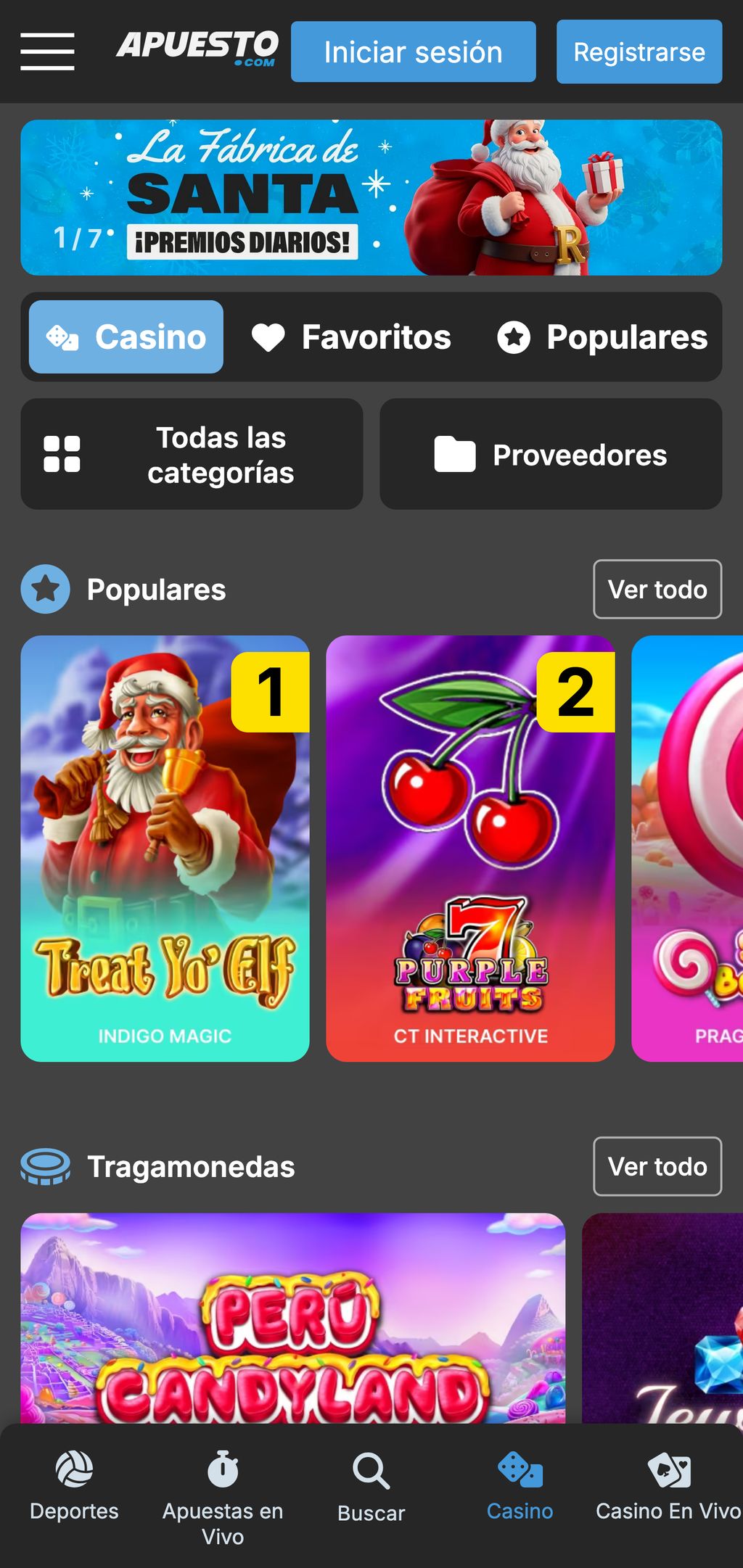 Casino en línea Apuesto.com Perú
